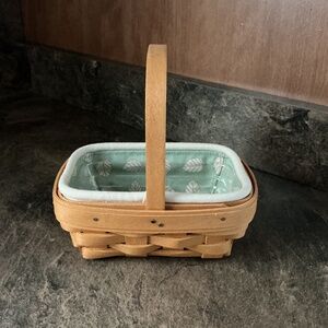 Longaberger Parsley Booking Basket Combo